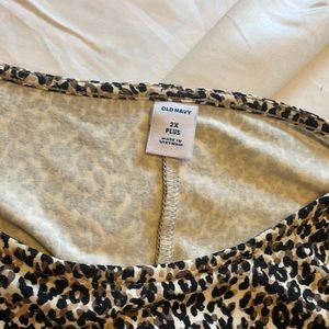 Old Navy Leopard Swing Dress